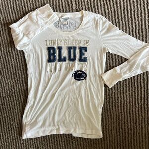 Vintage Victoria’s Secret Pink Penn State ‘I only sleep in blue and white’ Shirt